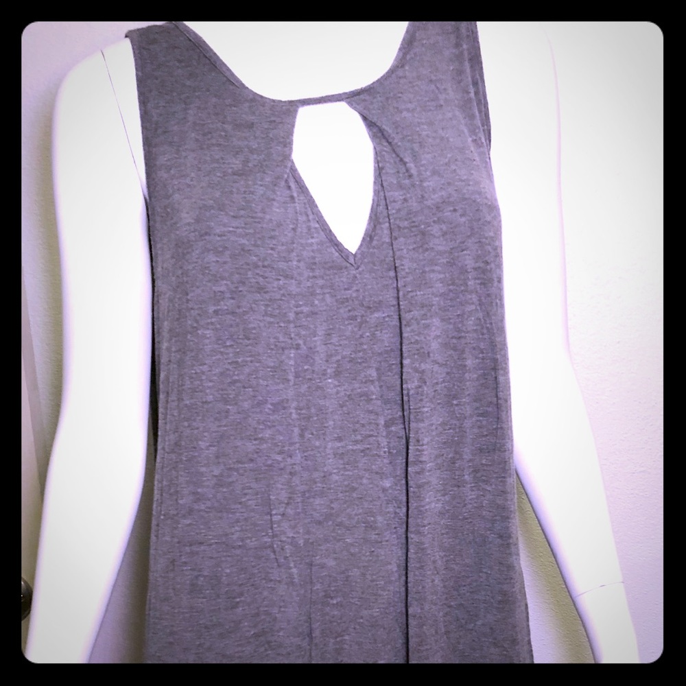 Jersey Knit Dress With Cutout